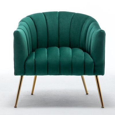 Murrow Velvet Accent Chair