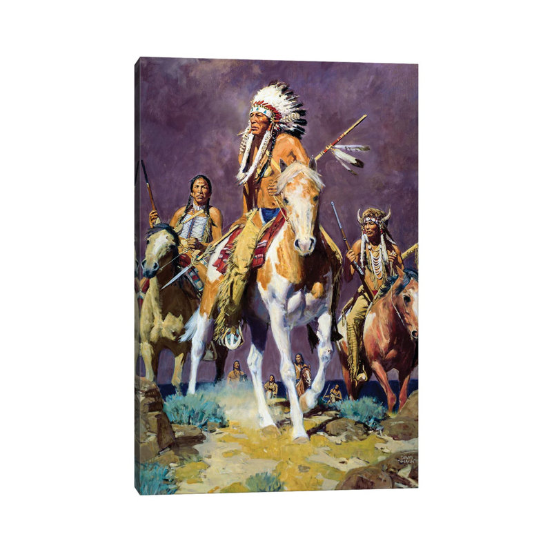 Prairie Storm By David Mann - Wrapped Canvas Painting - Wrapped Canvas Painting, 30.48 cm H x 45.72 cm W