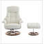 Fauteuil inclinable ergonomique avec repose-pieds, méridienne moderne pivotante à 360 ° avec repose-pieds, tissu chenille, massage par vibration à 5 points