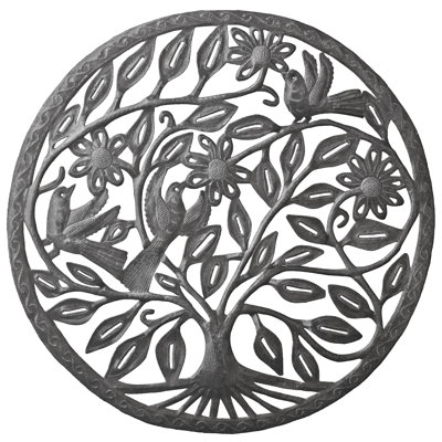 Décoration murale arbre tournesol