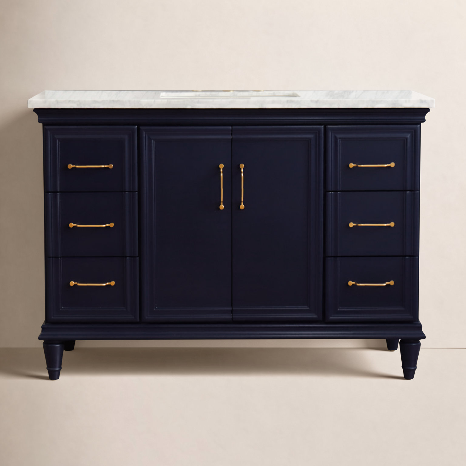 Metaza 49'' Single Bathroom Vanity, Blue
