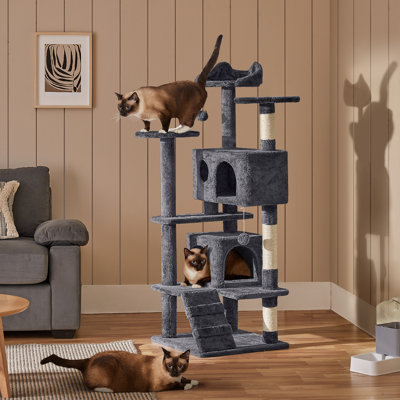 Dagenham Cat Tree Tower Condo Cat Furniture with Scratching Post for Kittens