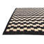Tapis noir et blanc Noor