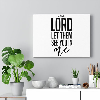 Let Them See You in Me 1 Piece Wrapped Canvas Wall Art