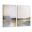 Penne Gray Dunes VII par Marmont Hill - ensemble de 2 peintures sur toile tendue-327516733