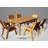 Faulkner 6 Seater Dining Set with Cushions and Parasol-542563118