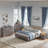  3 Piece Bedroom Dresser Set - 7 Drawer Dresser And Two 2 Drawer Nightstands With Charging Station,gray Wash