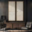 Minimaliste, art mural abstrait - ensemble de 2 toiles encadrées 20 x 60 pouces-1020227728