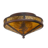 Rustic Lodge 2 - Light Semi Flush Mount