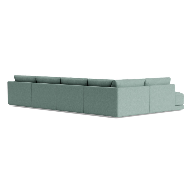 Eva Modular Sectional, Left Hand Facing, Performance Weave - Spa