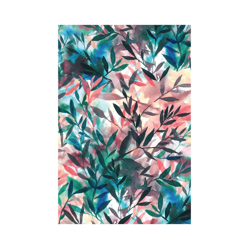 Changes Coral by Jacqueline Maldonado - Wrapped Canvas Print, 20.32 cm H x 30.48 cm W