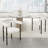 Boucle Upholstered Metal Dining Chair(Set Of 2)-637577419-637577417