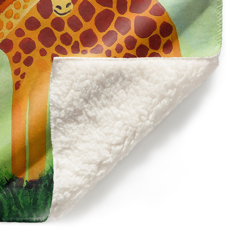 Couverture girafes , 68 po x 80 po