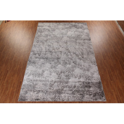 Grand tapis abstrait moderne All-Over 10 x 16