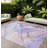 5' X 8' Gray and Purple Abstract Washable Non Skid Indoor Outdoor Area Rug-113007966