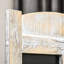 Cloison de séparation de 5,6 pi pour écrans d'intimité, style 4 panneaux avec planches noires, bois portable pour la décoration intérieure
