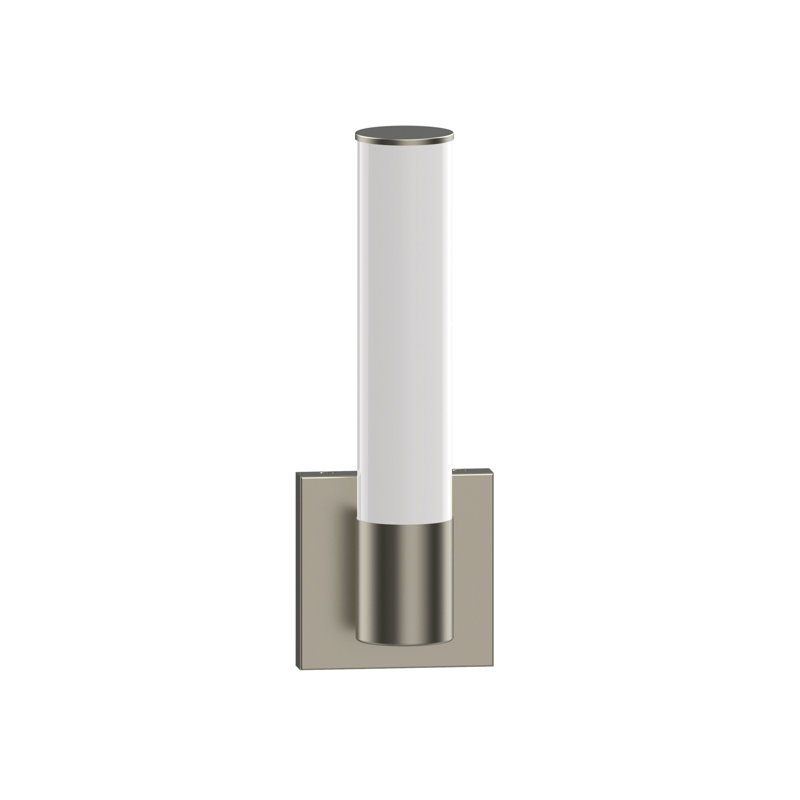 Applique murale en nickel brossé Orren Ellis, Charbon