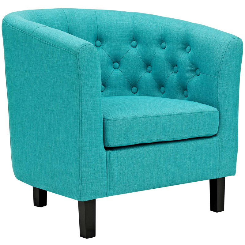 Modway Prospect Upholstered Armchair, Pure Water