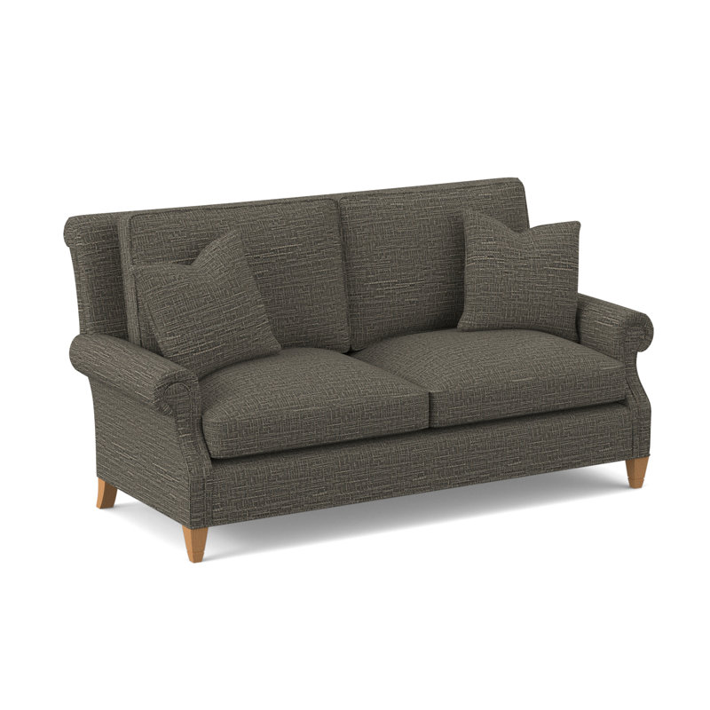 Library Sofa, Amber, Margaret Lipstick Polyester Blend