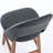 Upholstered Bar Stools Full Back Counter Stool With Solid Wood Frame No Installation Required-1891991771