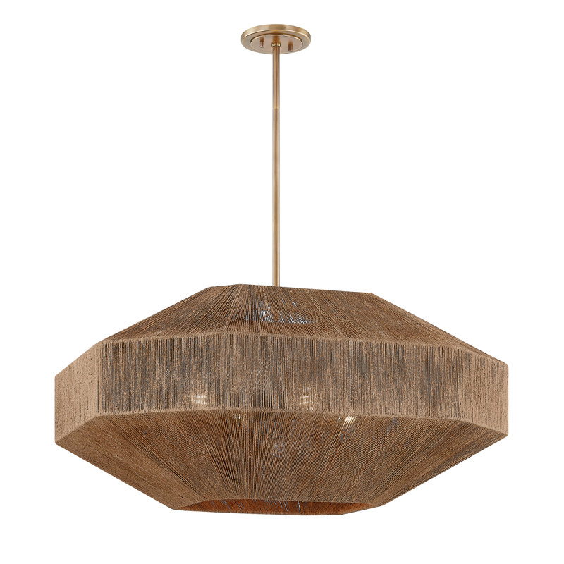 LAKEN Chandelier, 21" H x 35.50" W x 35.50" D