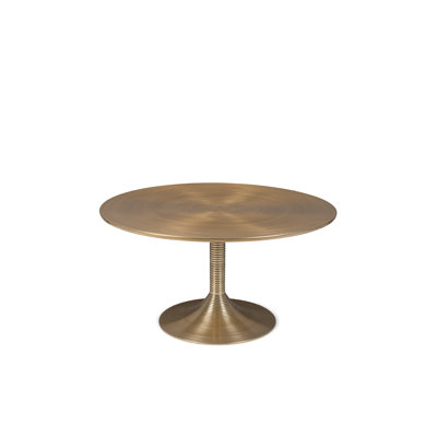 Table basse hypnotisante à piédestal
