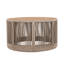 Rustique, bois, corde, table basse, structure stable, hauteur d'assemblage facile de 14,11 po,-1033290385