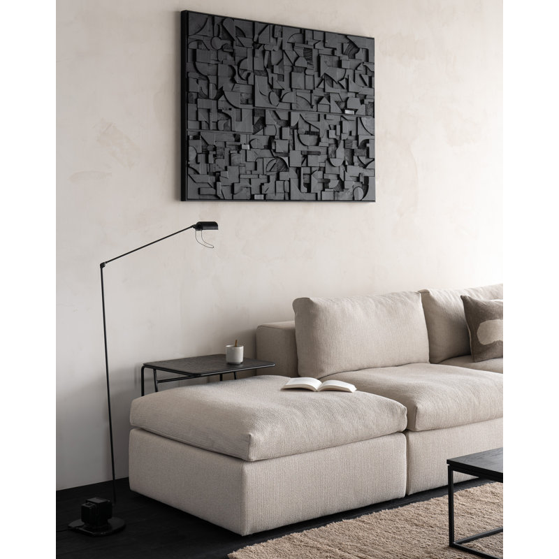 Essentials Wool Area Rug in Beige, Rectangle  5'6" x 7'9"