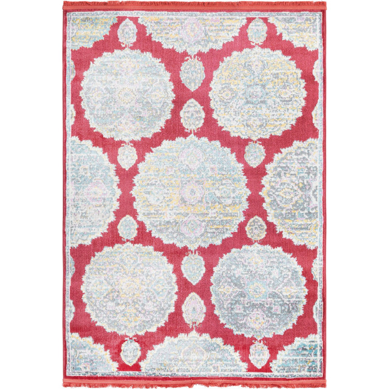 Oriental Indoor Rug, Rectangle 4'3" x 6'