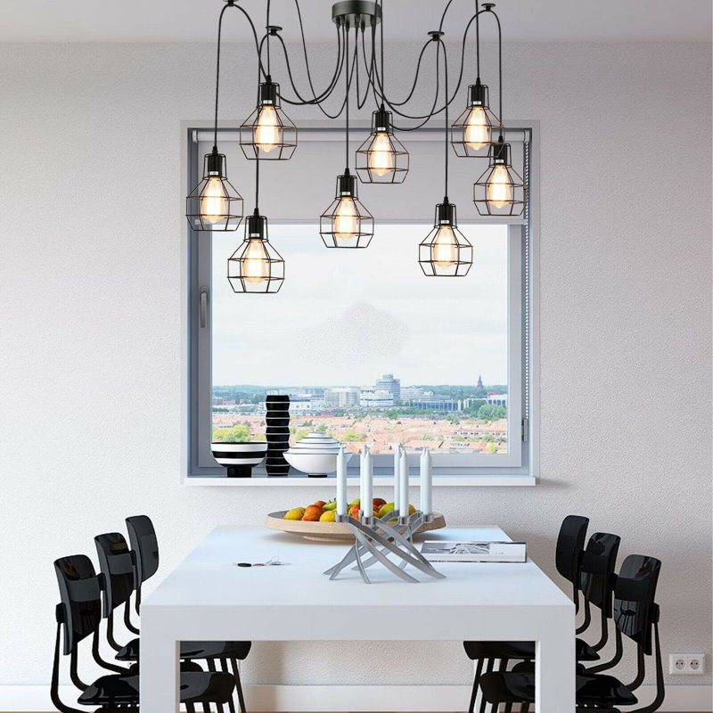Key Largo 8 - Light Black Cluster Pendant