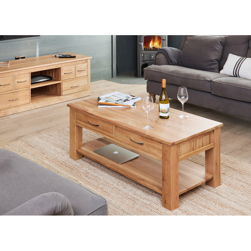 Oscar Solid Wood Four Leg Coffee Table