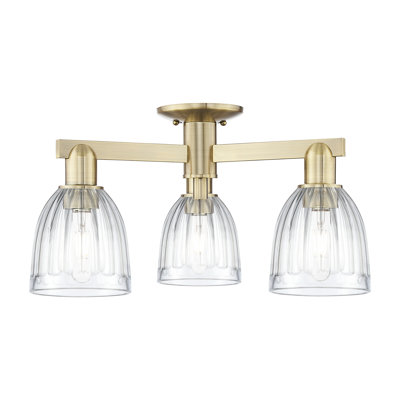 Arcadia - Cozine - 3 Light Semi-Flush Mount