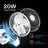 Vivosun 12'' Oscillating Clip Fan-87951805