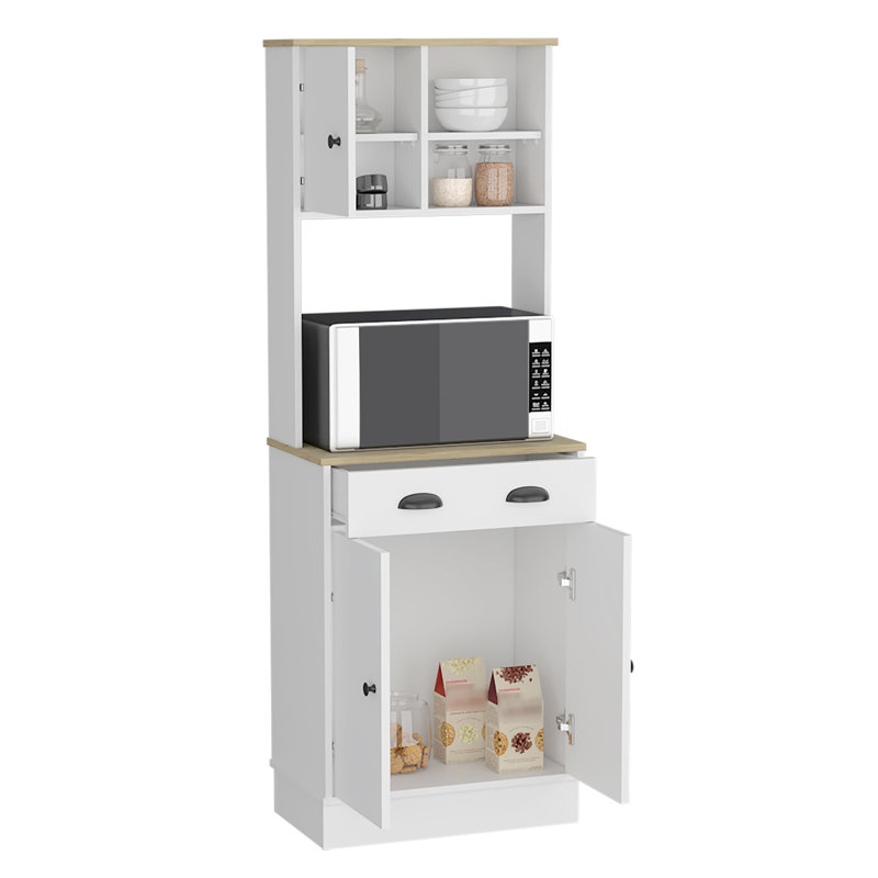Garde-manger Albany, Blanc / naturel