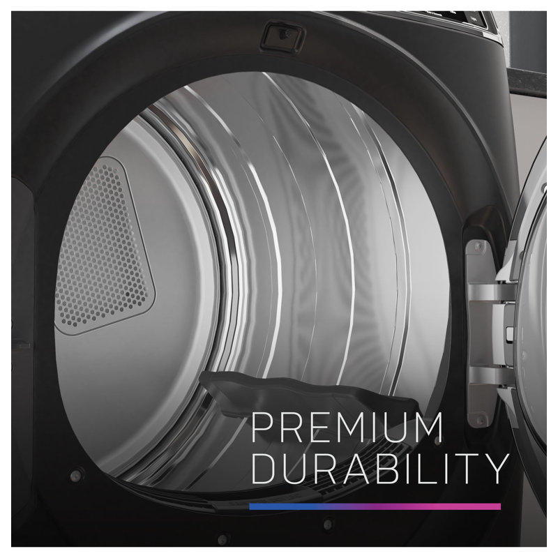 GE Profile Energy Star 7.8 Cu. Ft. Capacity Smart Front Load Gas Dryer With Steam And Sanitize Cycle, Carbon Graphite