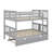 Full Over Full Bunk Bed With Twin Size Trundle And Ladder-1999519703
