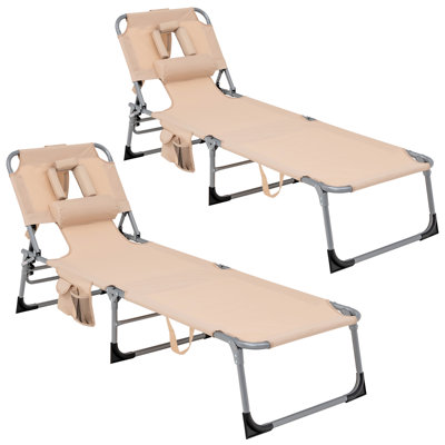 Saifa Outdoor Metal Chaise Lounge by Arlmont & Co.