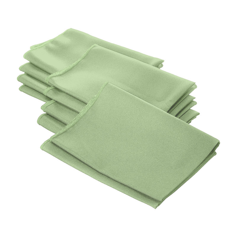 Polyester Square Napkin - Basics by Wayfair™, Sage, Set of 10