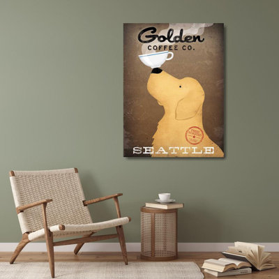 Ophelia & Co., Fowler, Ryan, reproduction d'art sur toile tendue: Golden Coffee Co