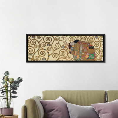 « fulfillment, horizontal » par gustav klimt,, impression sur toile tendue