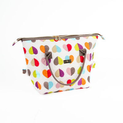 Oxford Quilted Confetti Convertible Lunch Bag 