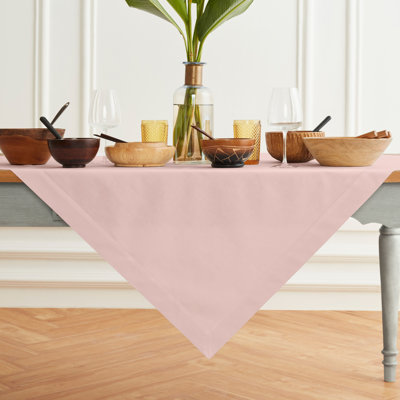 Dru Cotton Linen Plain Table Throw