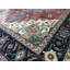 Hand-Knotted High-Quality Rust and Blue Area Rug