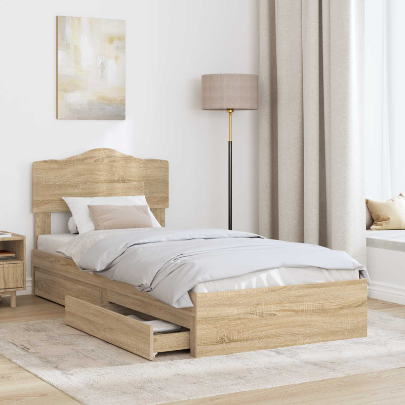 Bed, Sonoma Oak, Small Single (2'6)