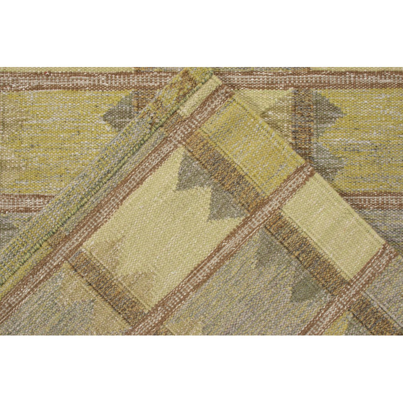 Scandinavian Wool Geometric Area Rug, Rectangle 10' x 14'