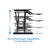 Adjustable Height Plastic / Acrylic Steel Standing Desk Converter