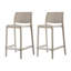 Ensemble de deux chaises de bar 26 po Taupe