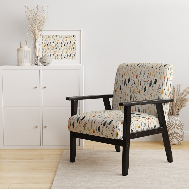 Fauteuil d'appoint rembourré Boho