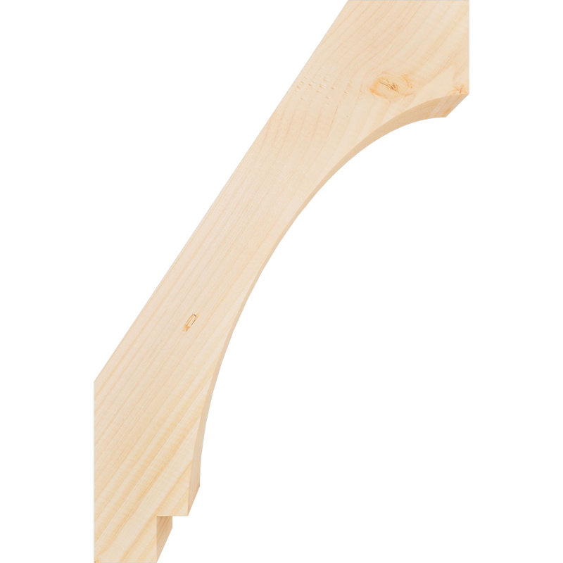 Attelle impériale du genou, Sapin de Douglas, Lisse, H 24 po x l 3,5 po x P 16 po
