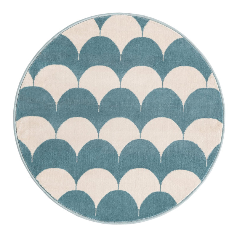 Tapis pour enfant Unique Loom Arches, Rond 3 pi 1 po